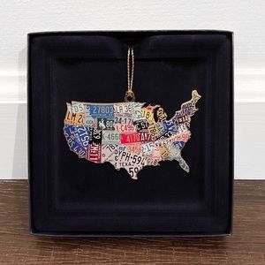 NWT Beacon Design United States License Plate Ornament